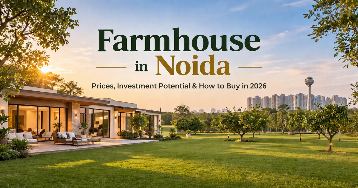 Farmhouse in Noida: Prices, Investment Potential & How to Buy in 2026