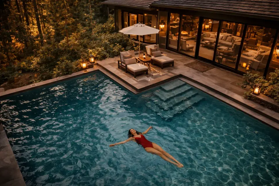 Swimming pool amenity at The Farmlands